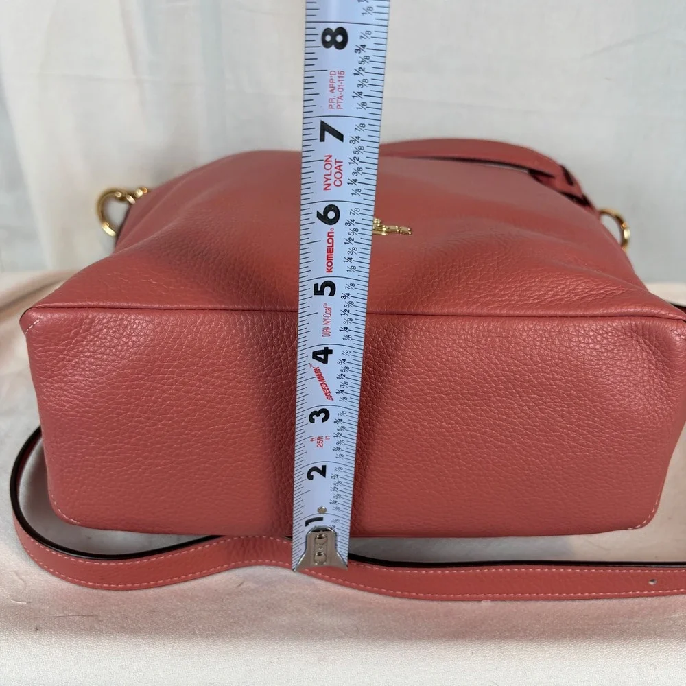 Coach‎ Abby Duffle Rose Petal Pink Pebbled Leather Shoulder Bag F31507 NEW